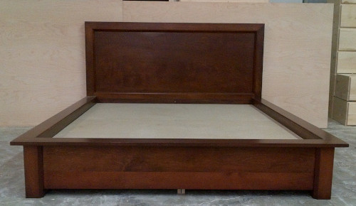 Solid Wood Maple King Platform Bed