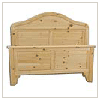 Solid Wood Pine Arch Style Queen Bed