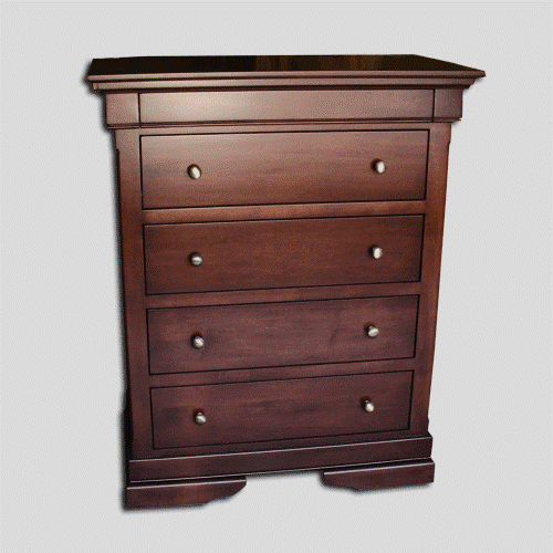 Solid Wood Maple 5 drawer Chest of Drawers