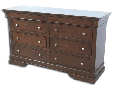 Solid Wood Maple 8 Drawer Long Dresser