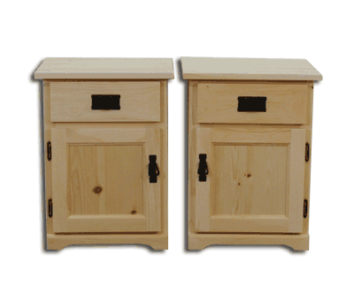 Solid Wood Pine Shaker Nite Stands