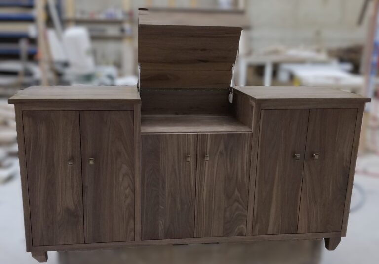 Solid Walnut Entertainment Unit